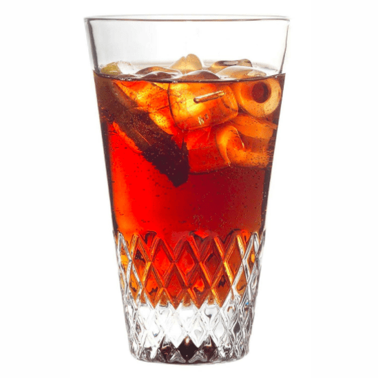 Urbanbar Stacking Soho Diamond Hiball Glass (Set of 6) - EC Proof
