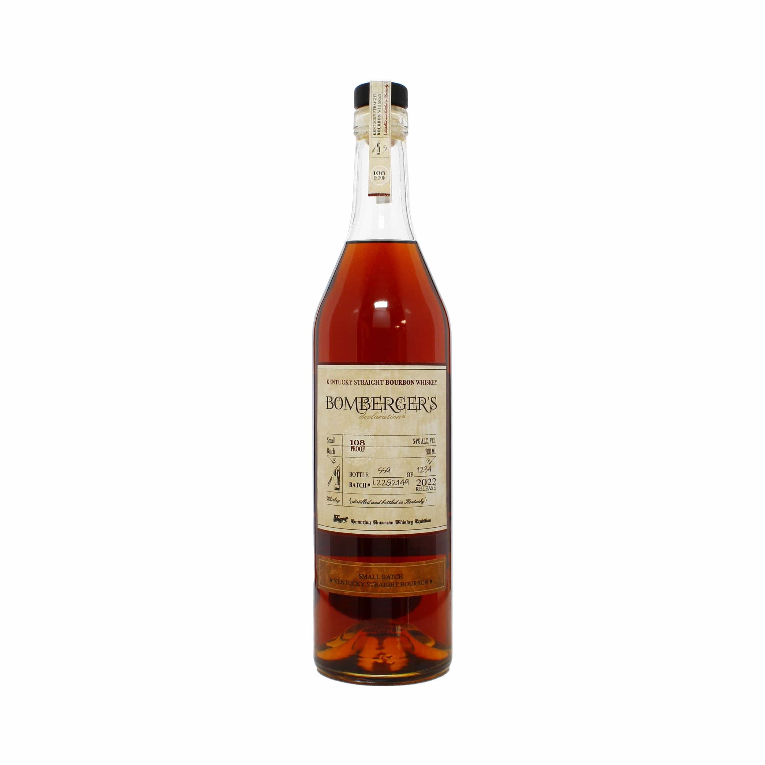 Bomberger’s Bourbon 2022 Limited Edition Release – EC Proof