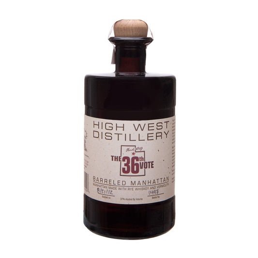High West 36th Vote Barrel Aged Manhattan Bottled Cocktail - EC Proof