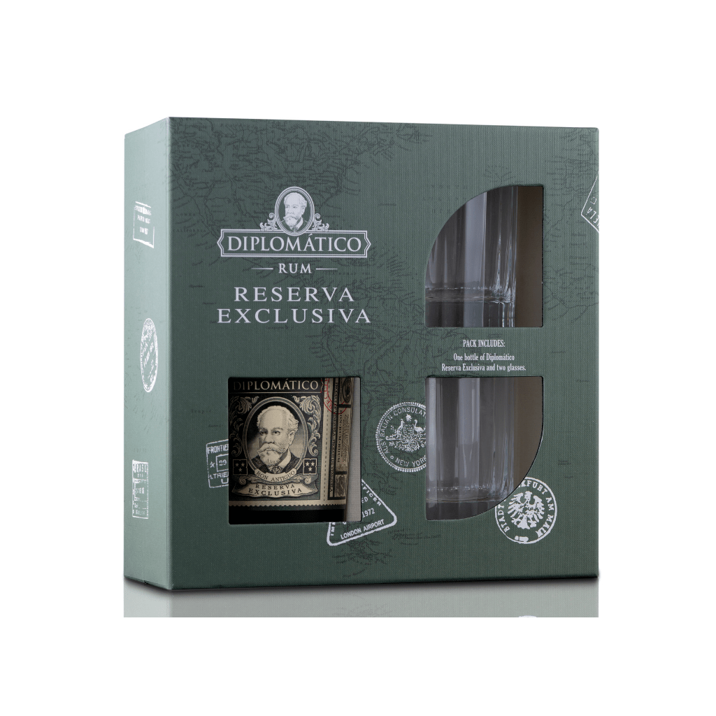 Diplomatico Reserva Exclusiva Old Fashioned Gift Set - EC Proof