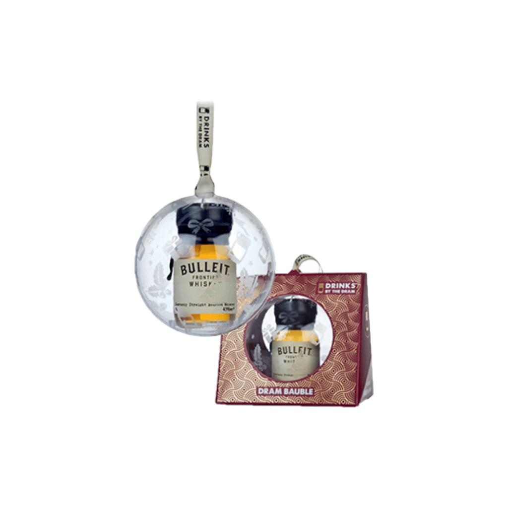 Christmas Bauble Bulleit Whiskey Dram - EC Proof