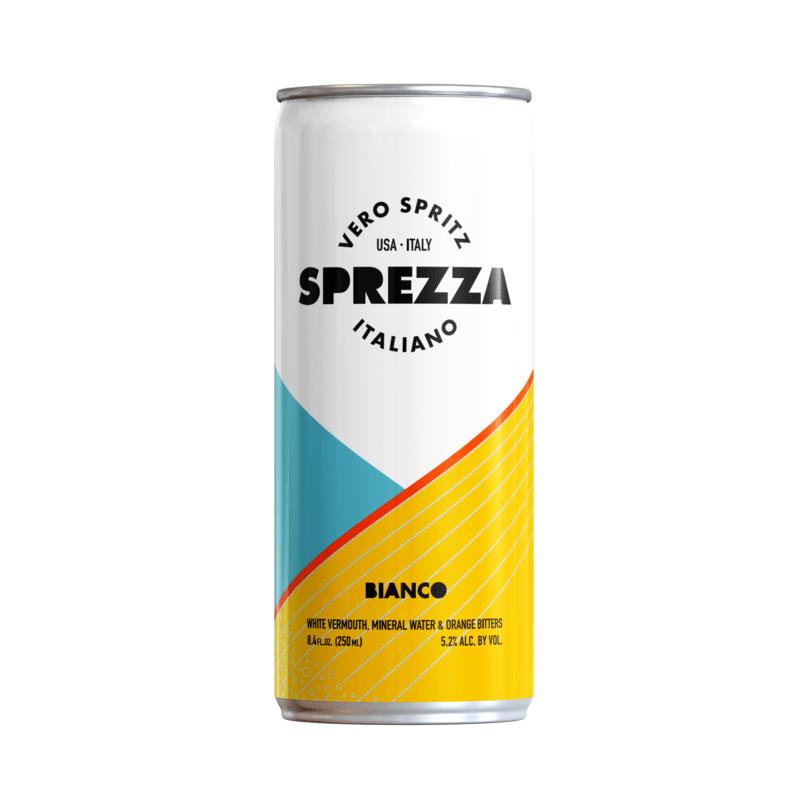 Sprezza Bianco Vermouth Spritz Canned Cocktails 4-Pack